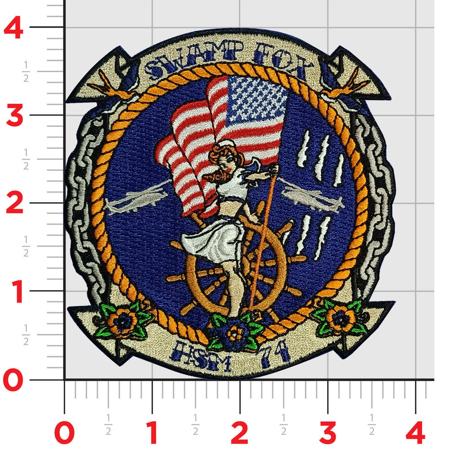 Official HSM-74 Swamp Fox DET Patch