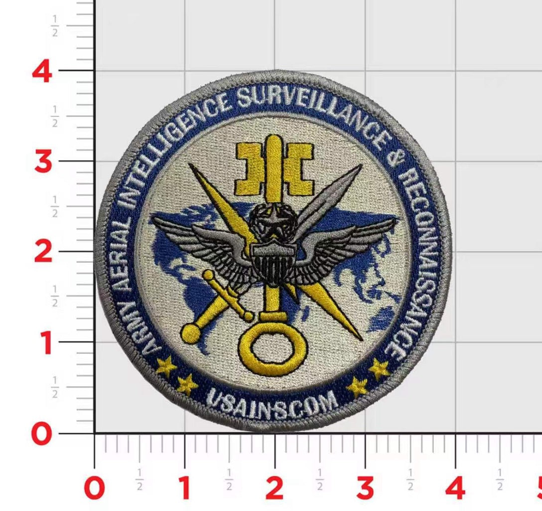 Official US Army USAINSCOM Aerial Intelligence Surveillance & Reconnaissance Patch
