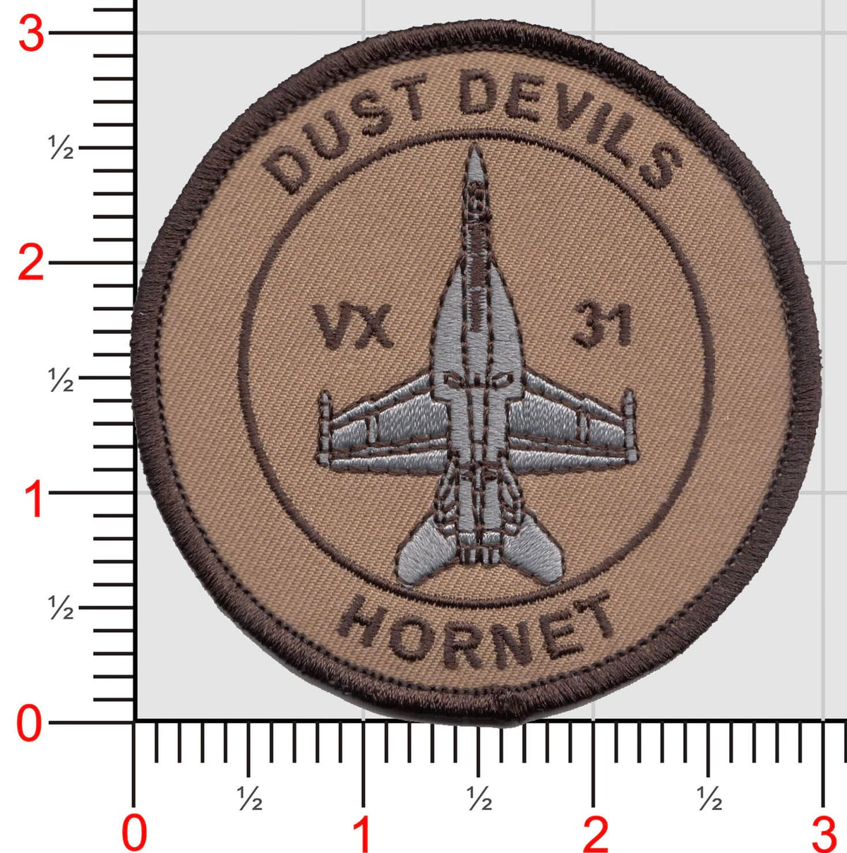 Official VX-31 Dust Devils F-18 Superhornet Shoulder Patches