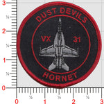 Official VX-31 Dust Devils F-18 Superhornet Shoulder Patches