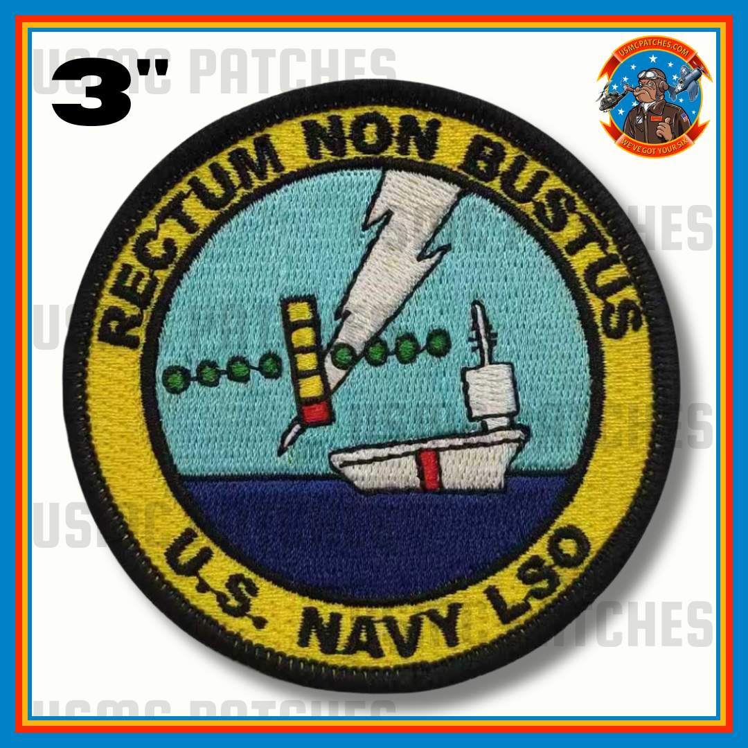 Official US Navy LSO Landing Safety Officer Shoulder Patch