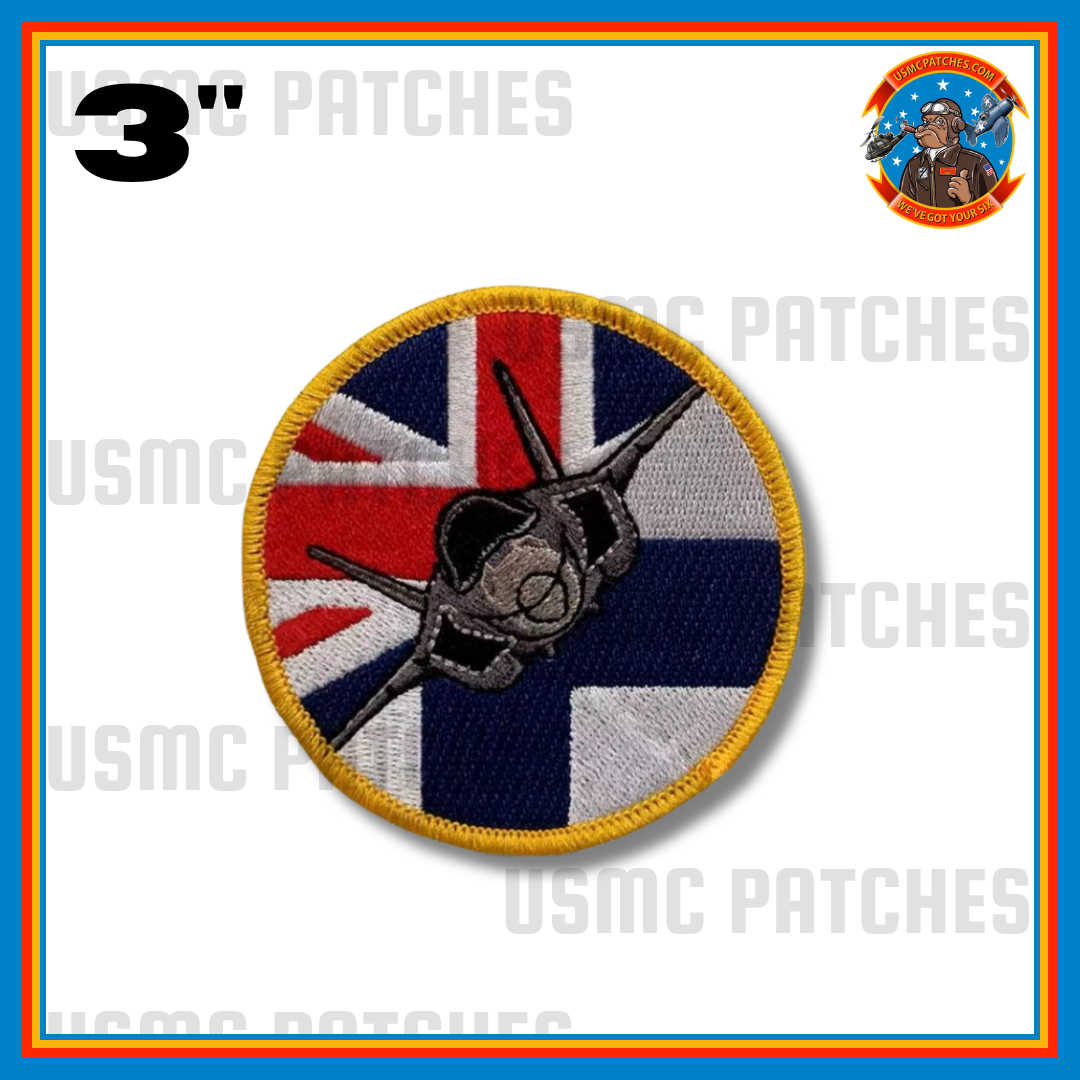 Official VMFA-224 Bengals UK/Finland Chest and Shoulder Patch