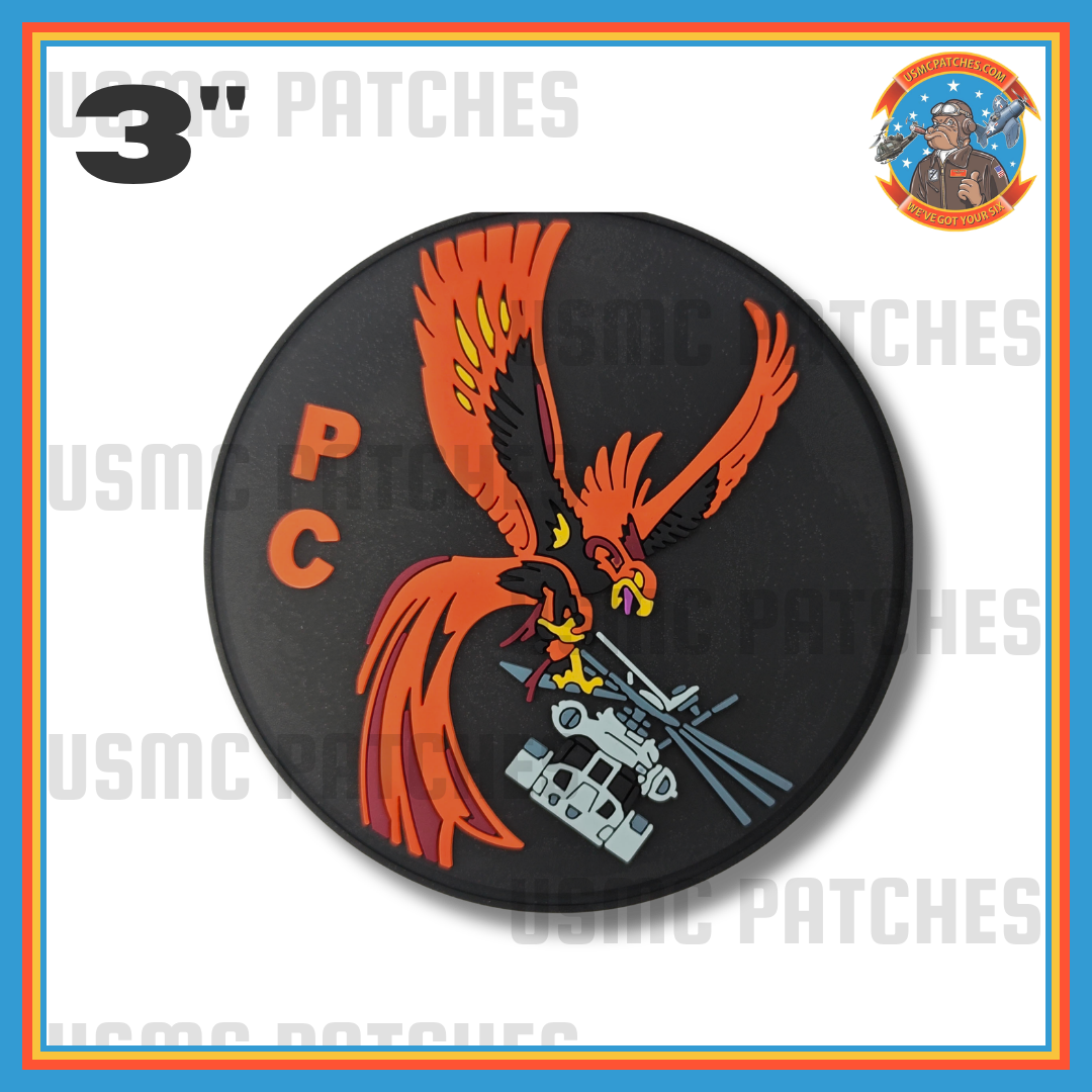 Official HMHT-302 CH-53K Flightline Qual Shoulder Patches