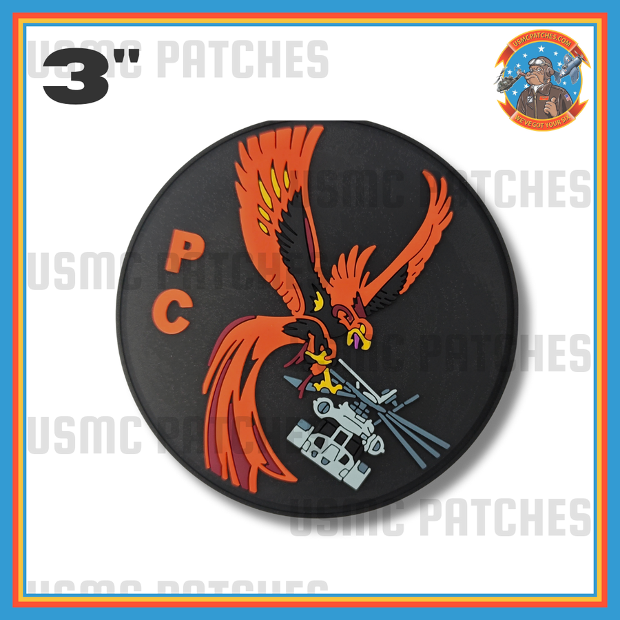 Official HMHT-302 CH-53K Flightline Qual Shoulder Patches