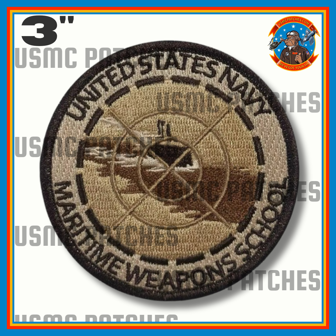 Officially Licensed US Navy Maritime Weapons School Patch