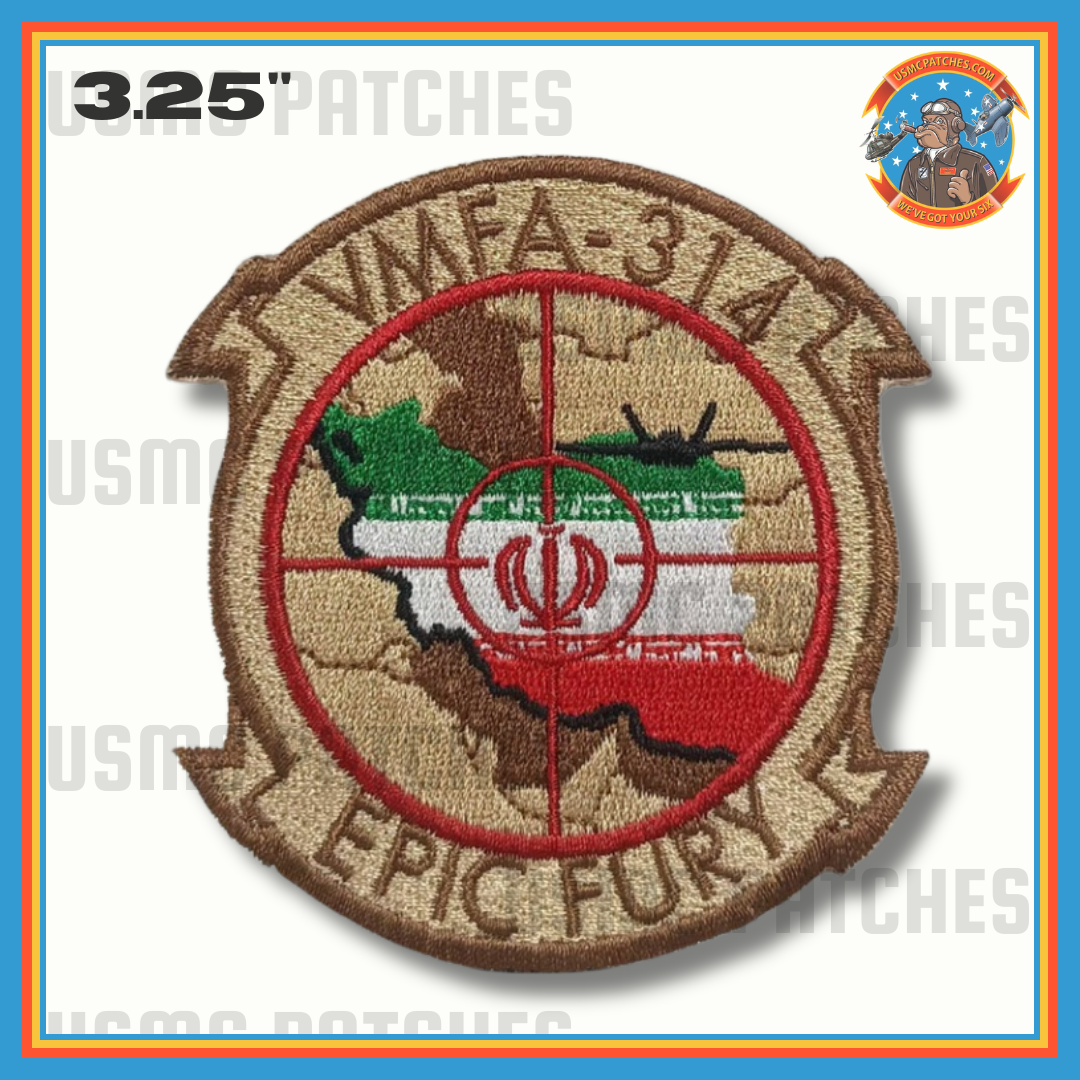 Official VMFA-314 EPIC Fury Patch