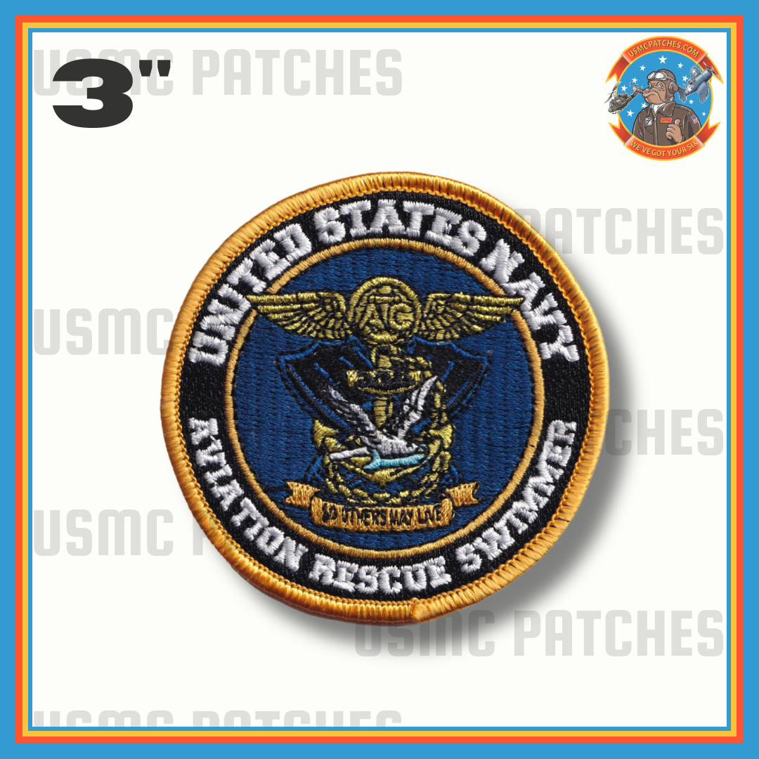 Official US Navy Rescue Swimmer Shoulder Patch