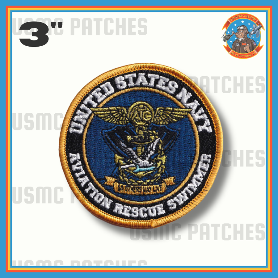 Official US Navy Aviation Rescue Swimmer Shoulder Patch