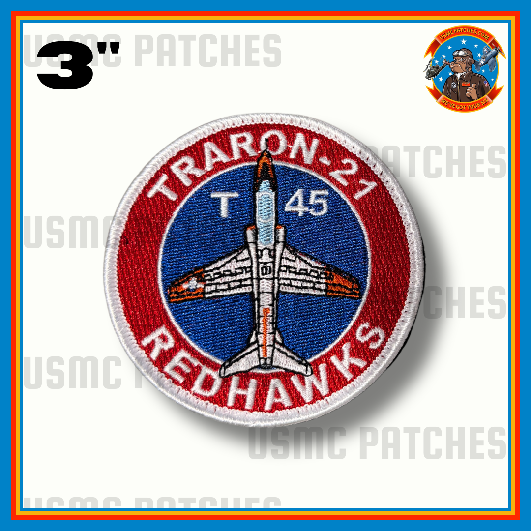 Official VT-21 Redhawks T-45 Goshawk Shoulder Patch