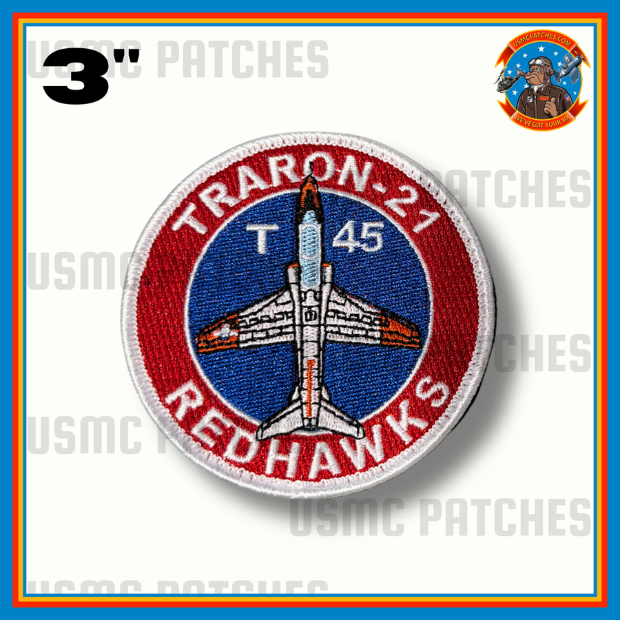 Official VT-21 Redhawks T-45 Goshawk Shoulder Patch