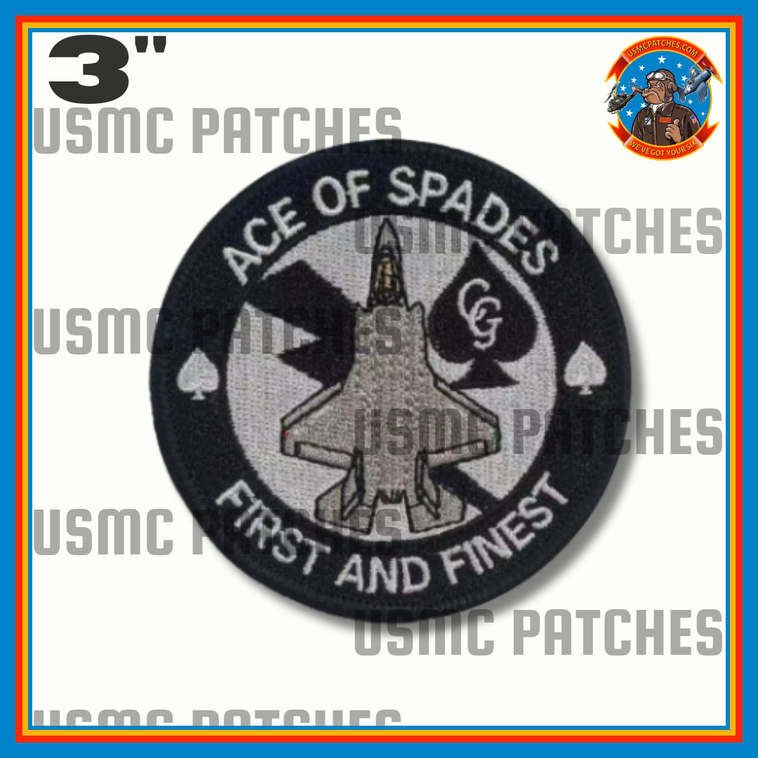 VMFA-231 Ace of Spades First and Finest F-35 Shoulder Patch