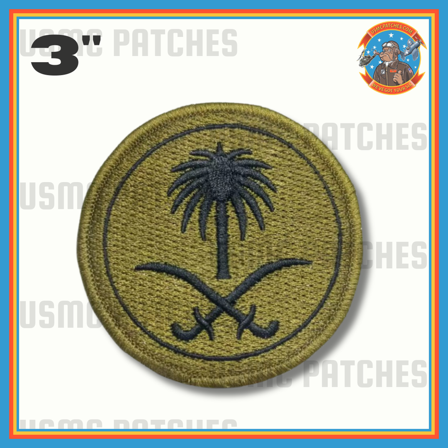 Official Saudi Crest Shoulder Patch