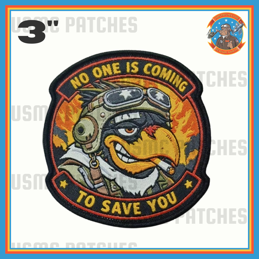 Official VT-2 Doerbirds No One Is Coming To Save You Shoulder Patch