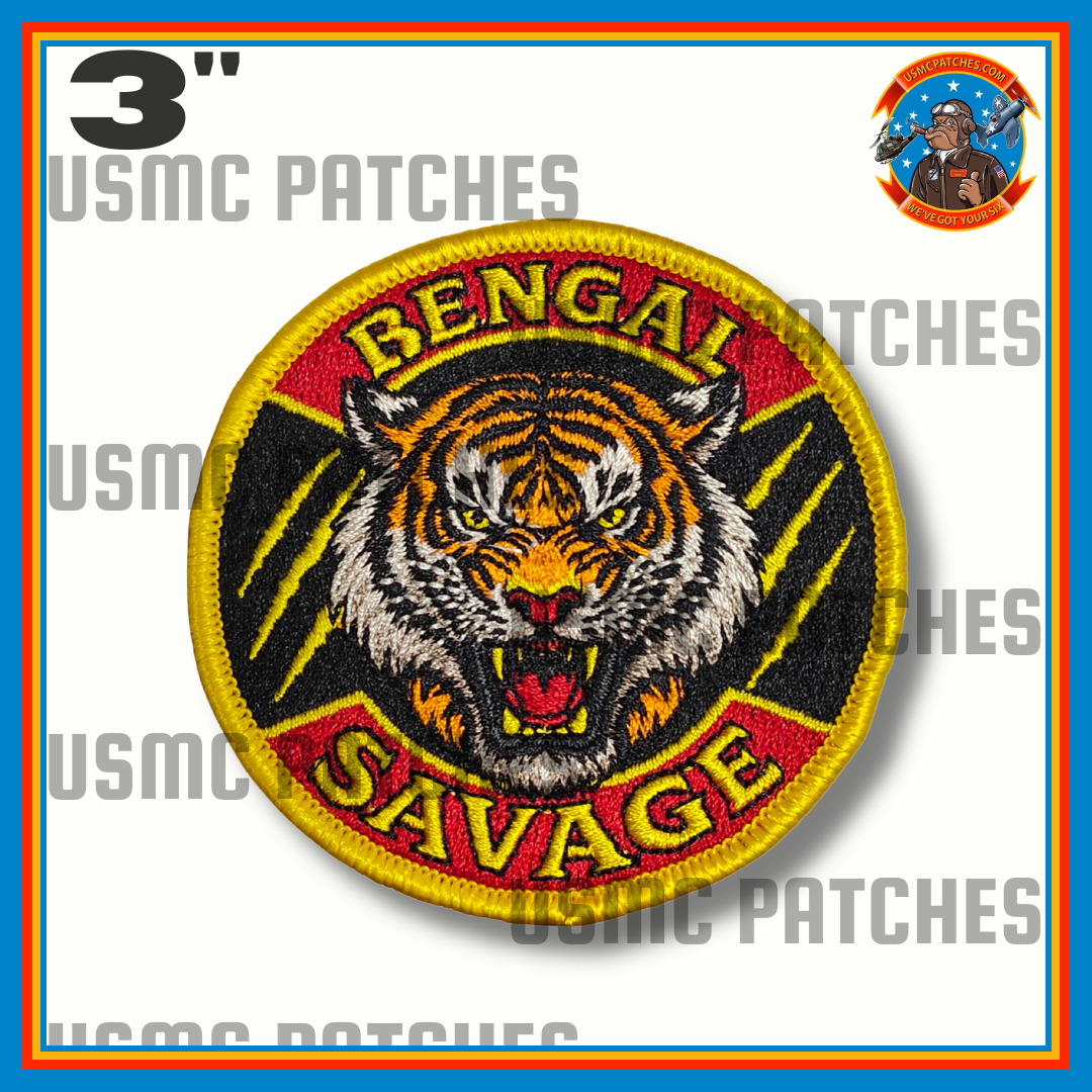 Official VMFA-224 Bengals Savage of The Month Shoulder Patch