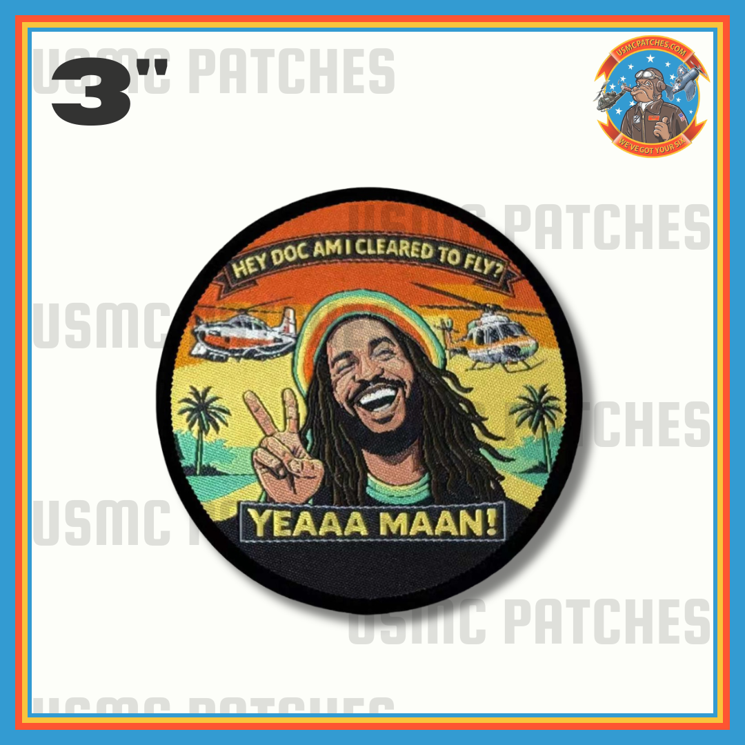 Hey Doc Am I Cleared To Fly? Yeaaa Maan ! Shoulder Patch