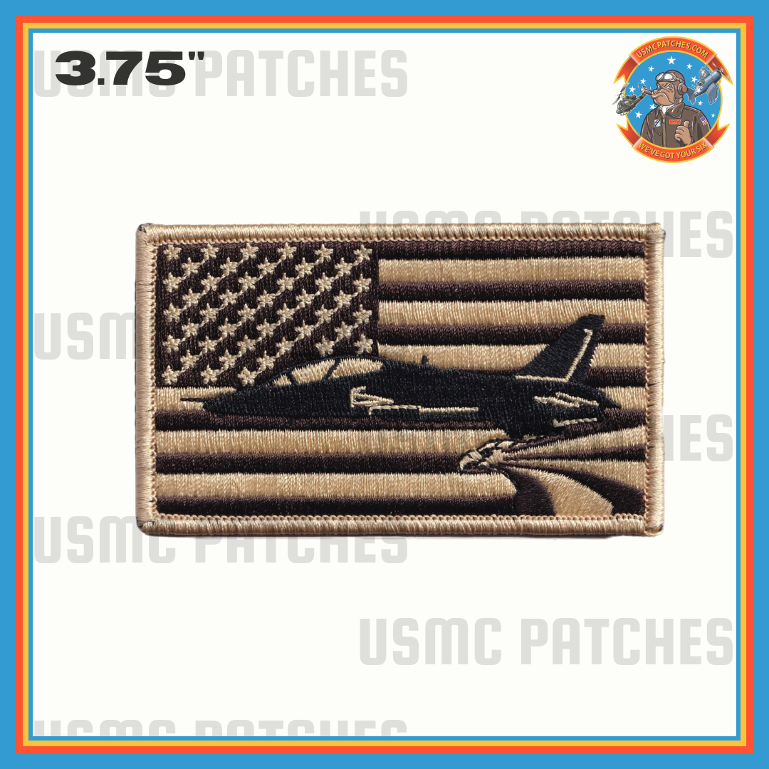 Official VT-22 Golden Eagles T-45 US Flag Patch