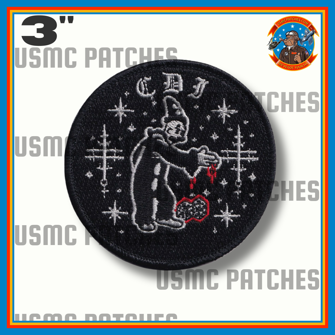 Official Cartoon Wizard & Ghost Flightline Qualifications Patches