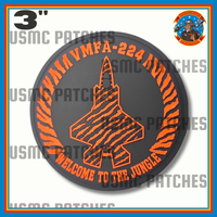 Officially Licensed USMC VMFA-224 Bengals PVC Glow Patches