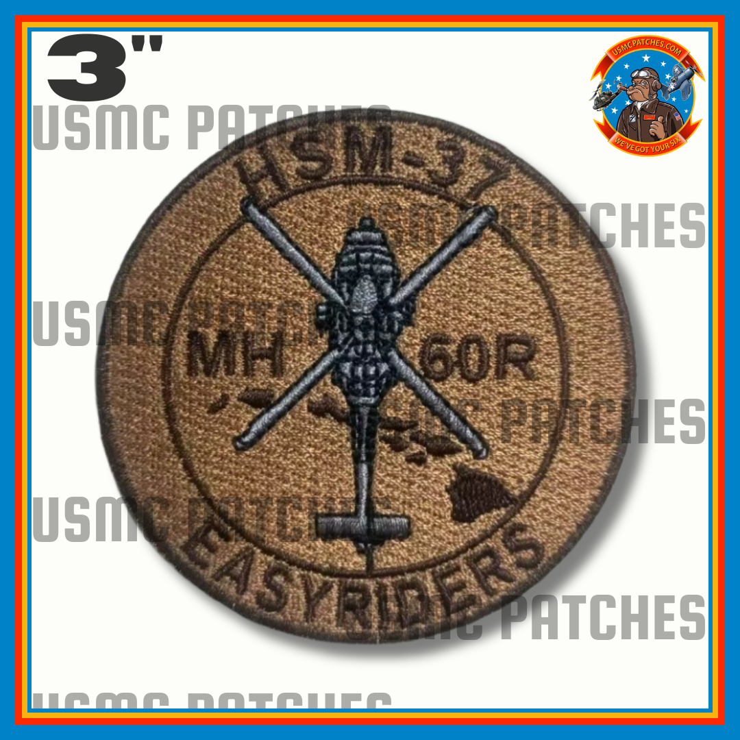 Official HSM-37 Easy Riders MH-60R Shoulder Patch