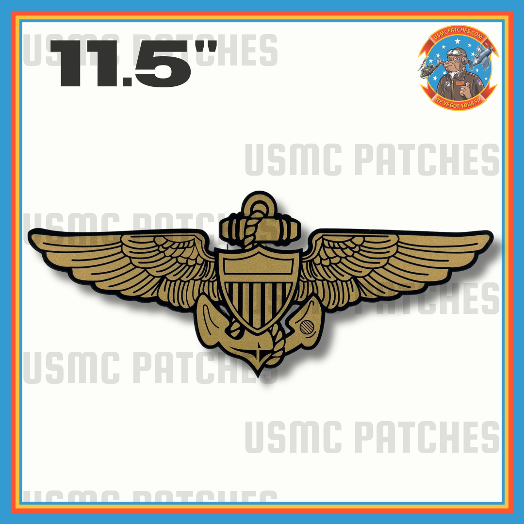 Large Naval Aviator Wings Sticker