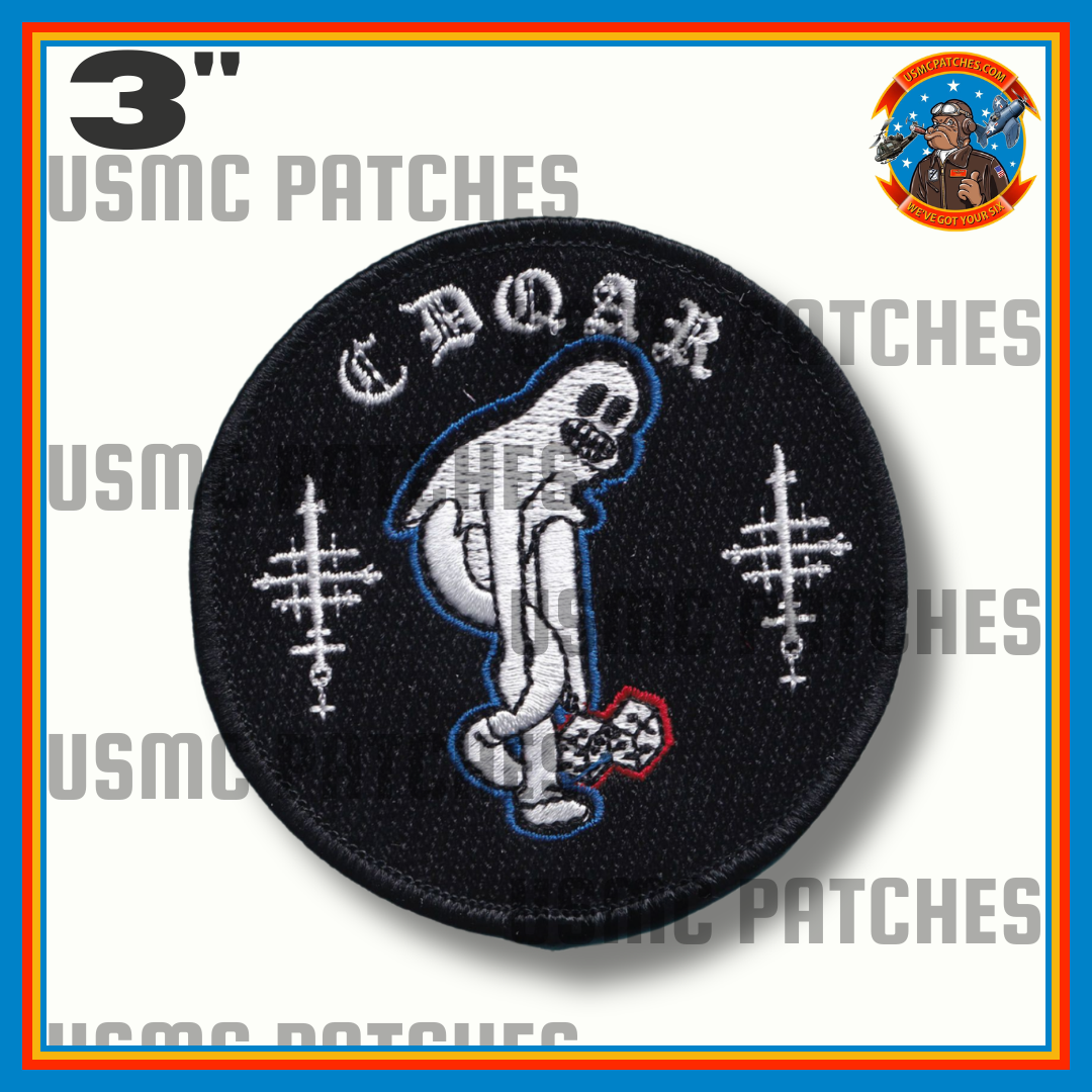 Official Cartoon Wizard & Ghost Flightline Qualifications Patches