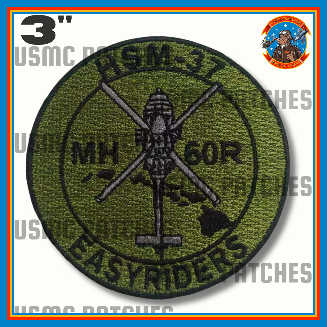 Official HSM-37 Easy Riders MH-60R Shoulder Patch