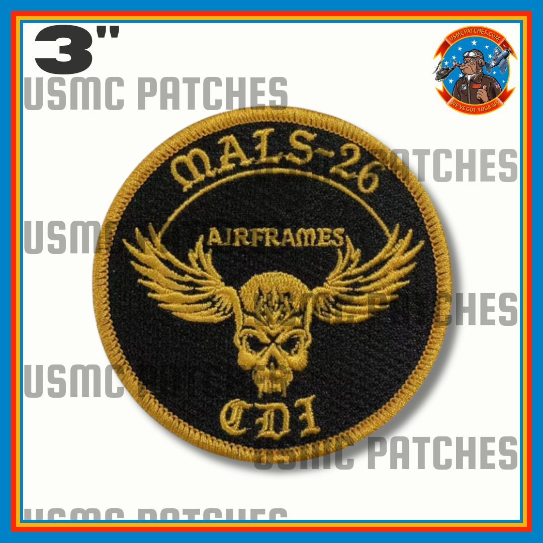 Official MALS-26 Airframes CDI Shoulder Patch
