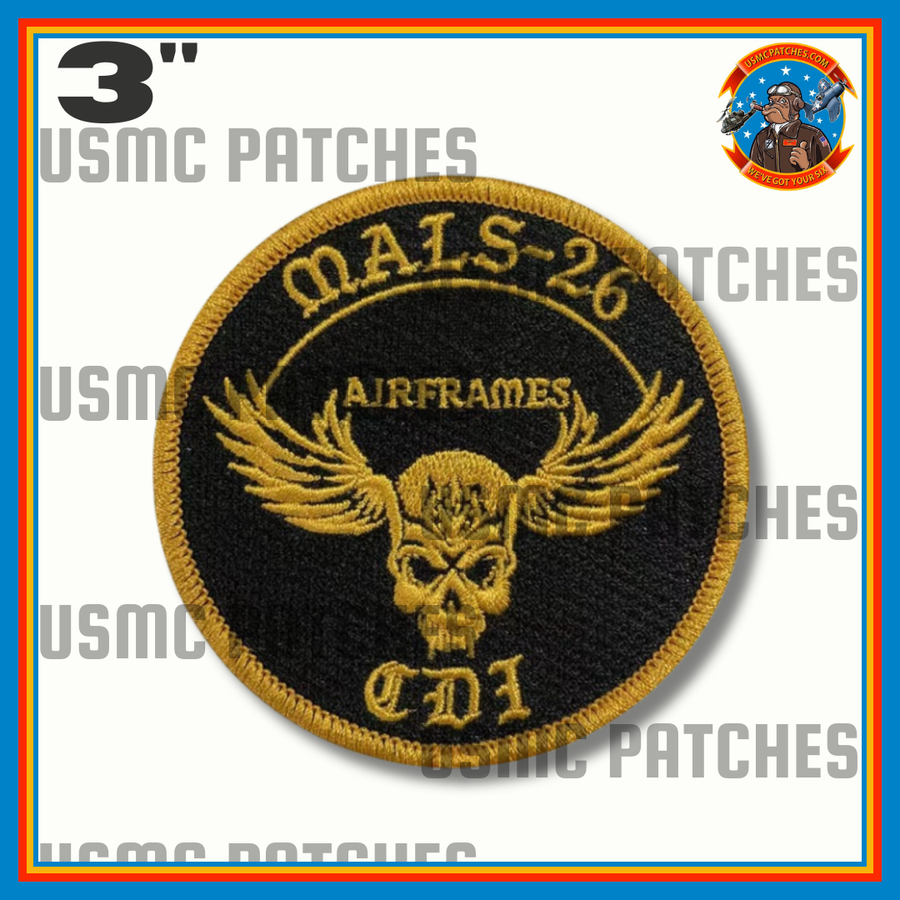 Official MALS-26 Airframes CDI Shoulder Patch