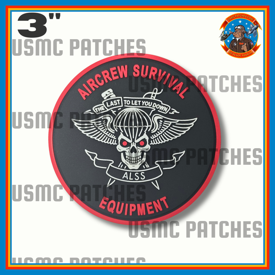Aircrew Survival ALSS PVC Shoulder Patch