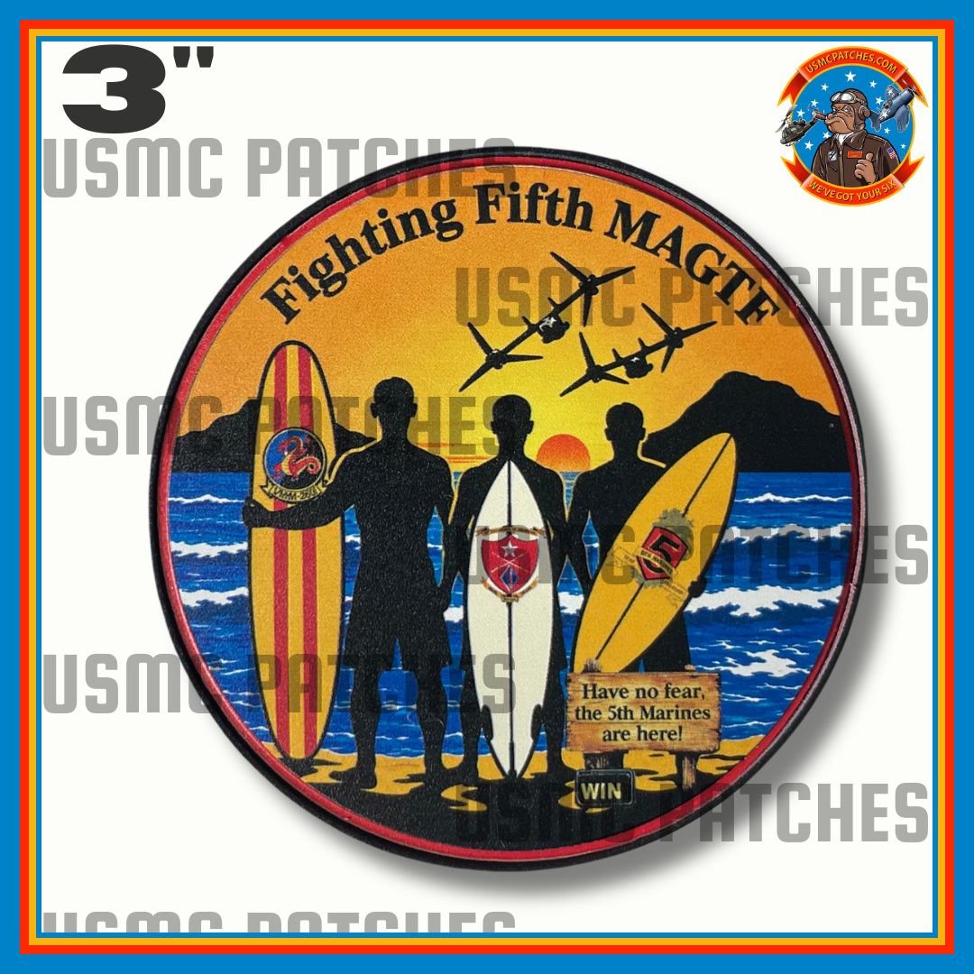 Official VMM-268 Fighting Fifth MAGTF PVC Patch