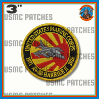 Officially Licensed USMC AV-8 Harrier II Sunset Patch