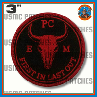 VMM-261 Raging Bulls CDQAR Flightline Qual First In Last Out Shoulder Patch