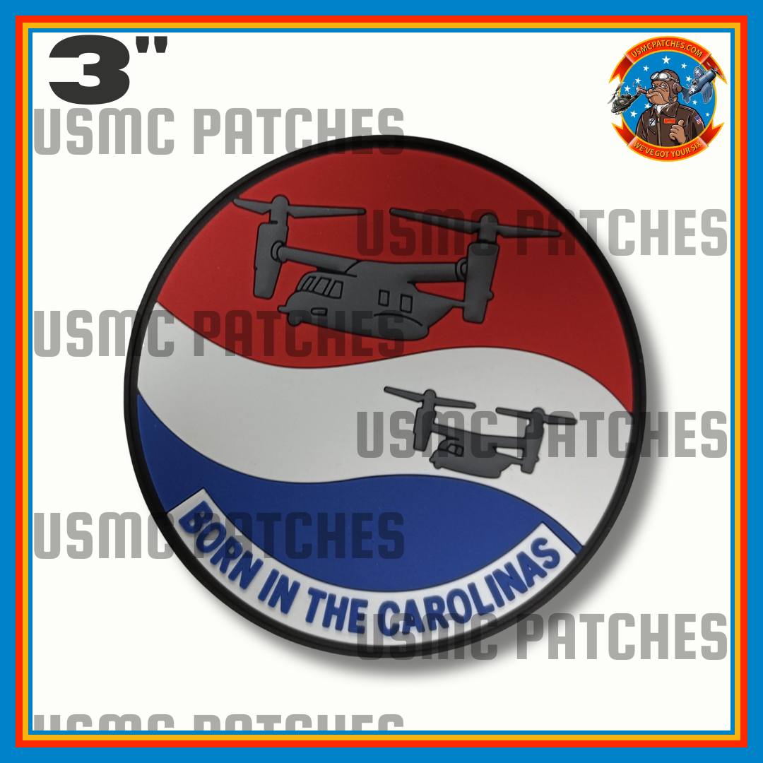 MV-22B Born In The Carolinas PVC Shoulder Patch