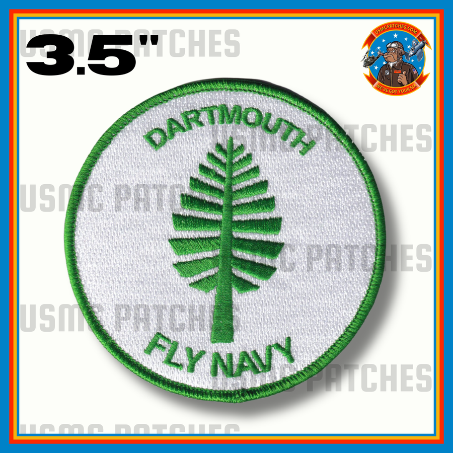 Official Dartmouth Fly Navy Shoulder Patch