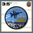 Officially Licensed US Navy Blue Angels Pensacola Beach 2026 80th Anniversary Flyover Patches and Stickers