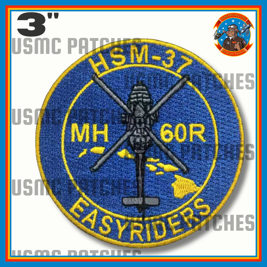 Official HSM-37 Easy Riders MH-60R Shoulder Patch