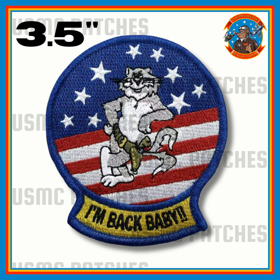 Official F-14 Tomcat Im Back Baby Patch