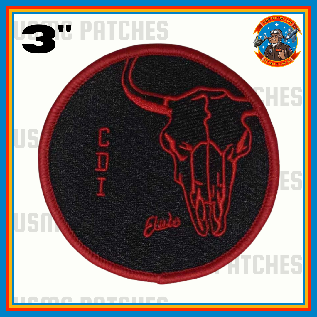 Official VMM-261 Raging Bulls Flightline Qual Patch