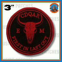 VMM-261 Raging Bulls CDQAR Flightline Qual First In Last Out Shoulder Patch