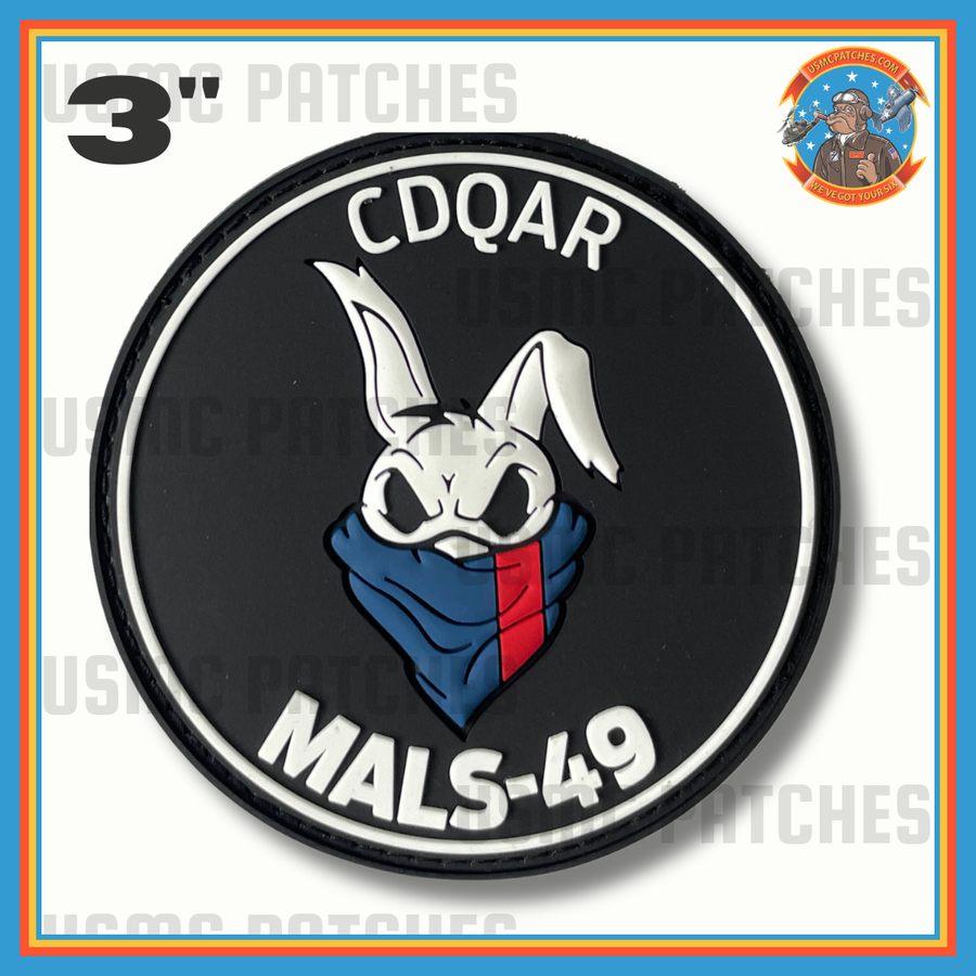 Official MALS-49 Magicians CDQAR PVC Shoulder Patch