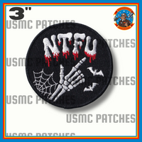 Official VFA-211 Checkmates Halloween Shoulder Patches