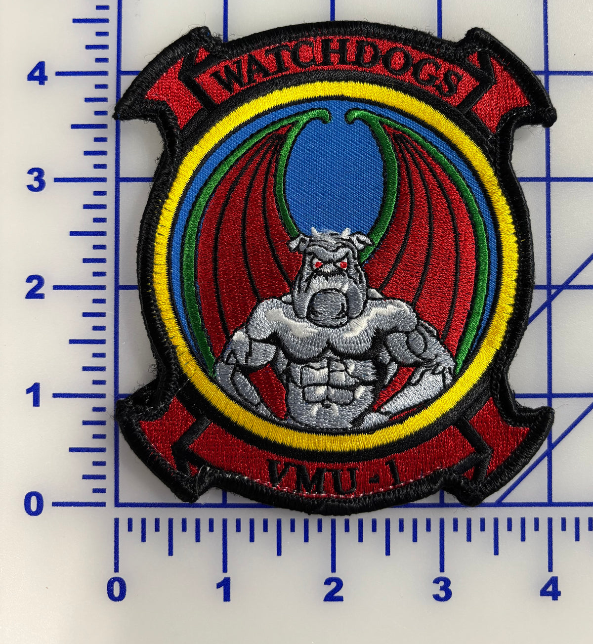 Officially Licensed USMC VMU-1 Watchdogs Squadron Patch