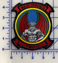 Officially Licensed USMC VMU-1 Watchdogs Squadron Patch
