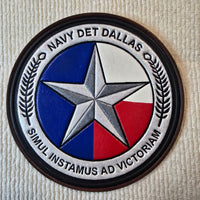 Officially Licensed US Navy Det Dallas Leather Patch