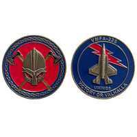Officially licensed USMC VMFA-225 Vikings Coins