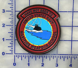Officially Licensed US Navy Maritime Weapons School Leather Patch