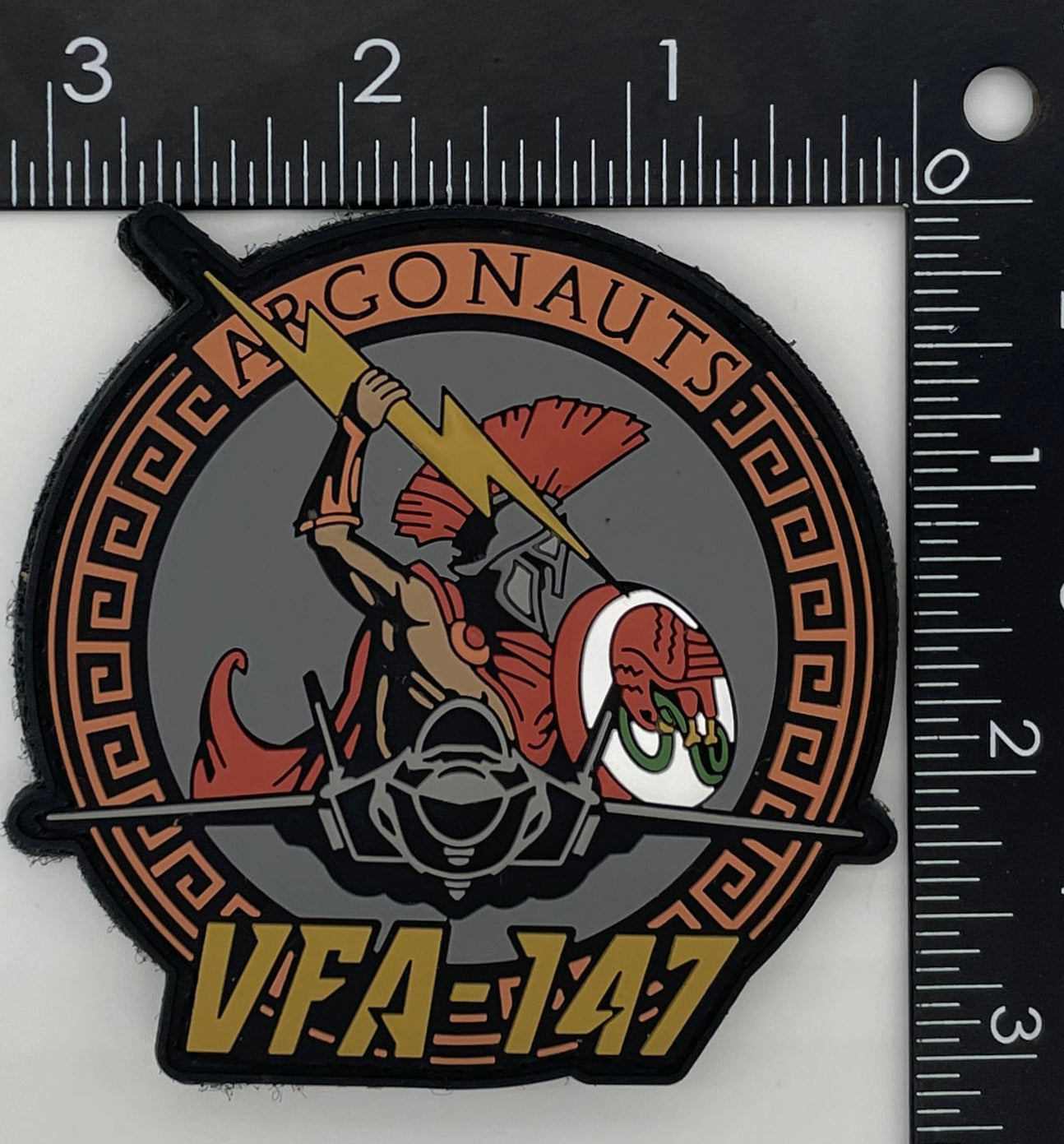 アメリカ海軍 F-35C VFA-147アルゴノーツ パッチ Buy Official VFA-147 Argonauts PVC Patch | MarinePatches.com