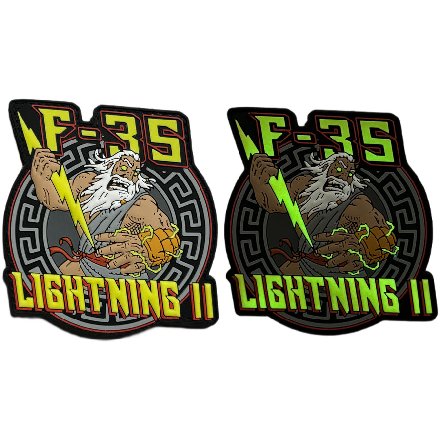 Official F-35 Lightning II PVC Shoulder Patch