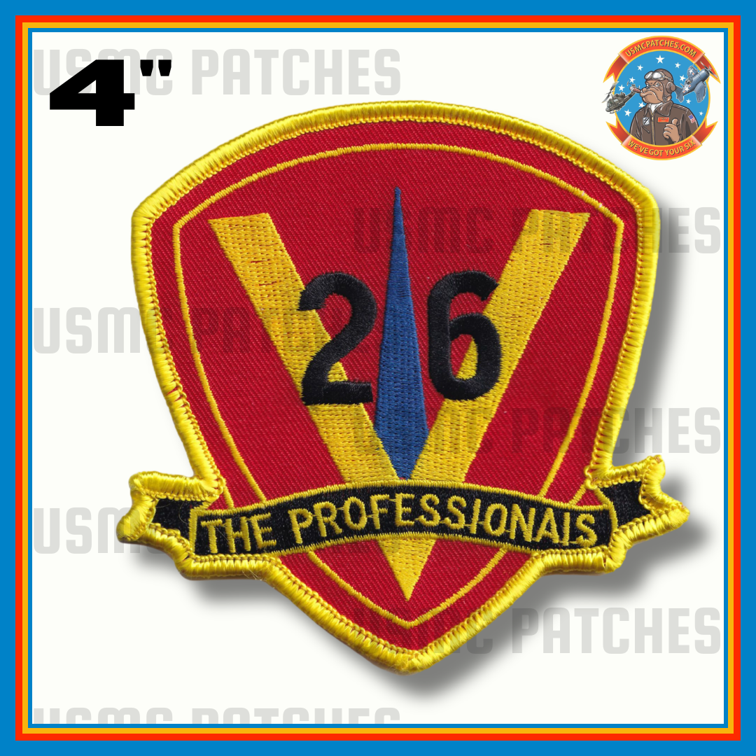 Officially Licensed USMC 26th Marines The Professionals Patch