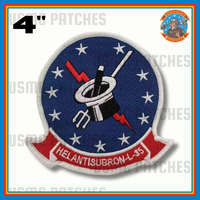 Officially Licensed US Navy HSL-35 Magicians Squadron Throwback Patch and Name Tags